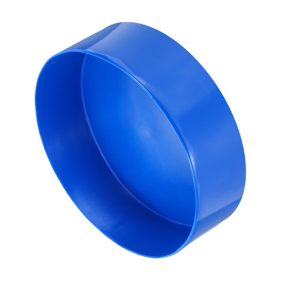 Uxcell 170mm(6 11/16") Rubber End Caps, Round Vinyl Plug Insert Plastic End Caps for Tubing, Fence, Pipe Post, Furniture, Railing, Blue