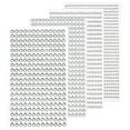 thumbnail image 1 of Uxcell Uxcell 1792 Pcs 4 Sheets Silver Rhinestone Stickers 3/4/5/6 mm Self Adhesive Rhinestones Gems for DIY Decoration Craft, 1 of 5