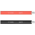 thumbnail image 1 of Uxcell 17AWG Flexible Tinned Copper Wire Black Red Silicone Orange Black 2pcs, 1 of 5