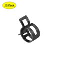 thumbnail image 1 of Uxcell 17mm Black Steel Band Spring Clamp for Fuel Line Silicone Hose 10 Pack, 1 of 5
