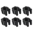 thumbnail image 1 of Uxcell 17mm Dia Billiards Snooker Cue Locating Clip Holder Fishing Rod Racks, 6 Pack, 1 of 4