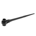 thumbnail image 1 of Uxcell 17x19mm Hexagon Scaffold Ratchet Spanner Ratcheting Socket Wrench (Black), 1 of 5