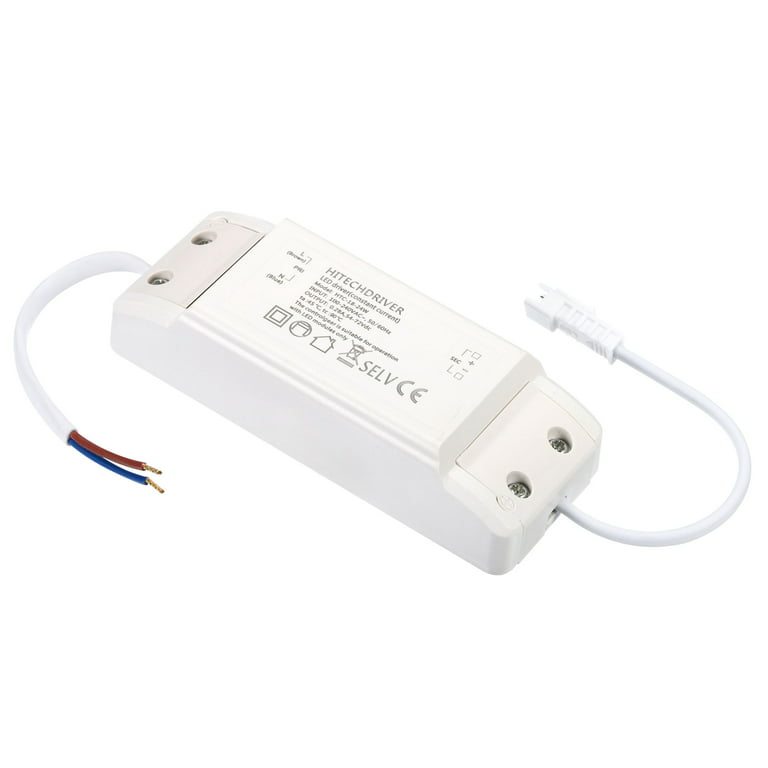 Uxcell 18-24W 280mA LED Driver AC 100-240V Output 54-72V DC Male Connector  Transformer
