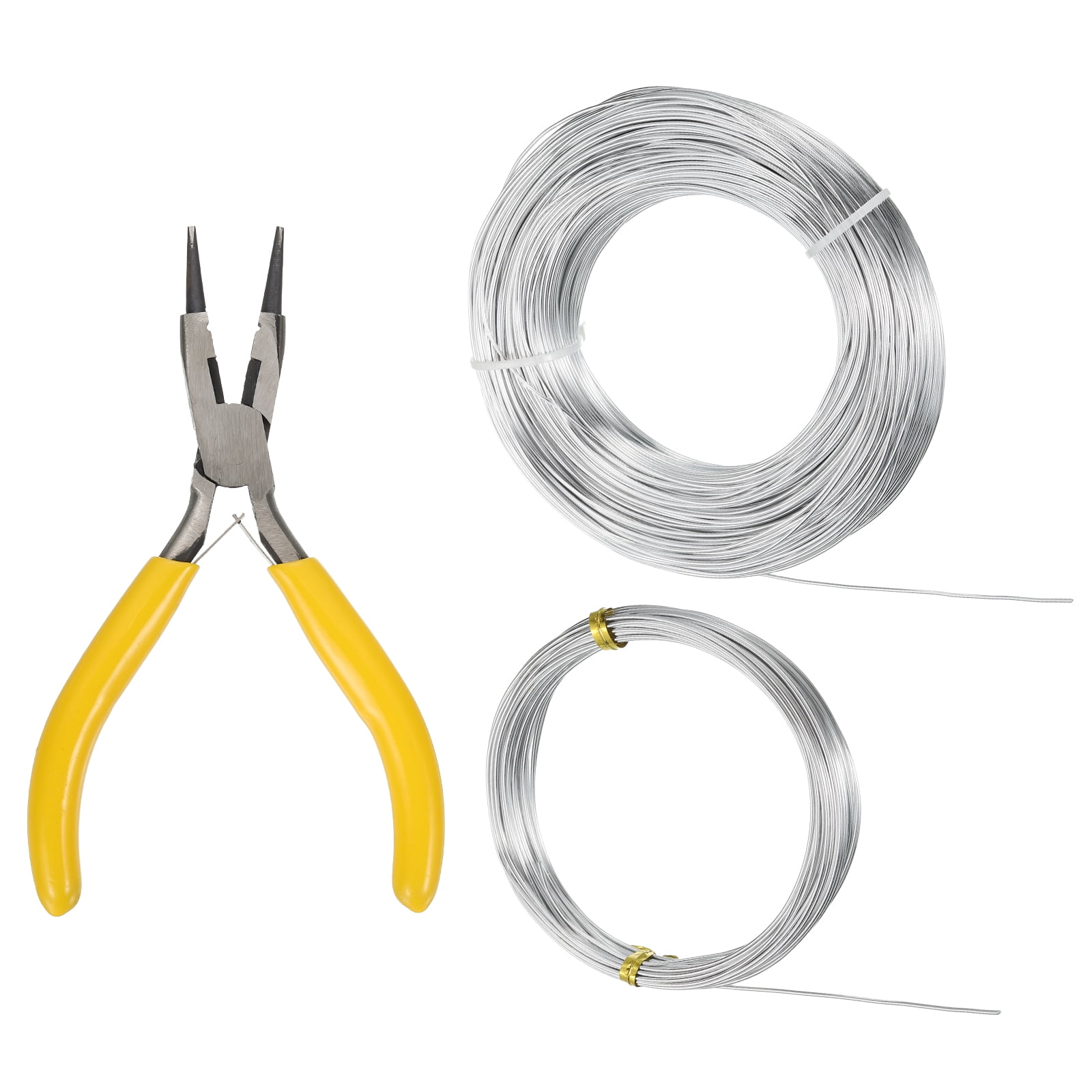 Uxcell 18 Gauge x 328ft / 18 Gauge x 32.8ft Aluminum Wire Bendable Metal Craft Armature Wire