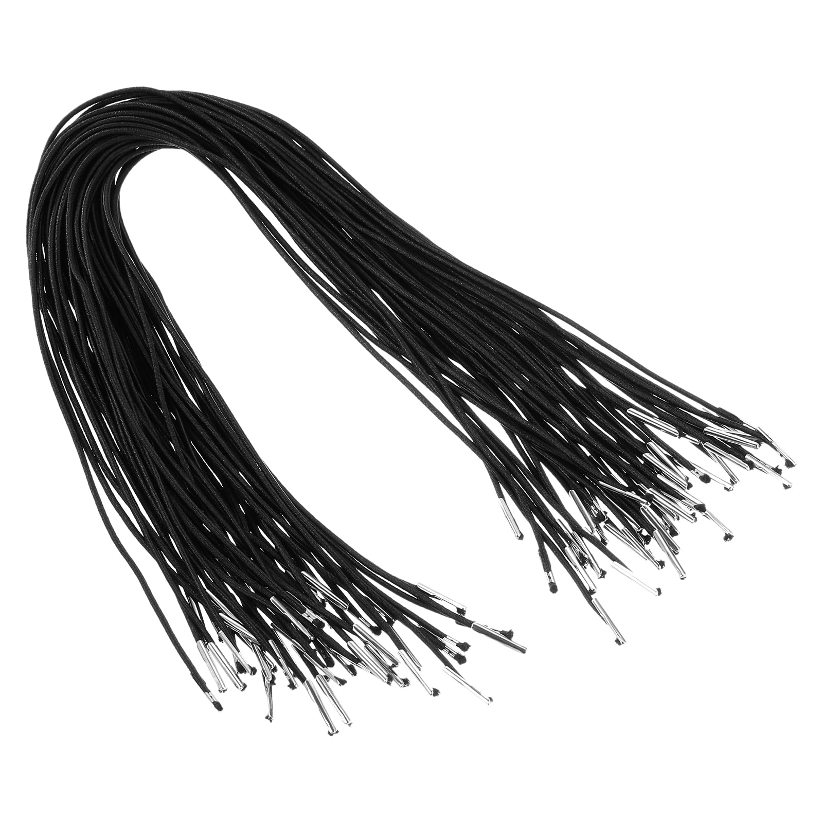 Uxcell 18 Inch Elastic Barbed Cord 1.6mm Loop Stretch Round String with ...