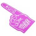 thumbnail image 1 of Uxcell 18 Inch Giant Foam Finger, We Are #1 EVA Cheerleading Fingers for Celebration Sports Games Party, Pink, 1 of 5