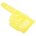 thumbnail image 1 of Uxcell 18 Inch Giant Foam Finger, We Are #1 EVA Cheerleading Fingers for Celebration Sports Games Party, Yellow, 1 of 5