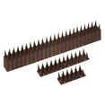 thumbnail image 1 of Uxcell 18 Inch Plastic Anti Bird Cat Pigeon Deterrent Fence Bird Spikes, Brown 6Pack, 1 of 6