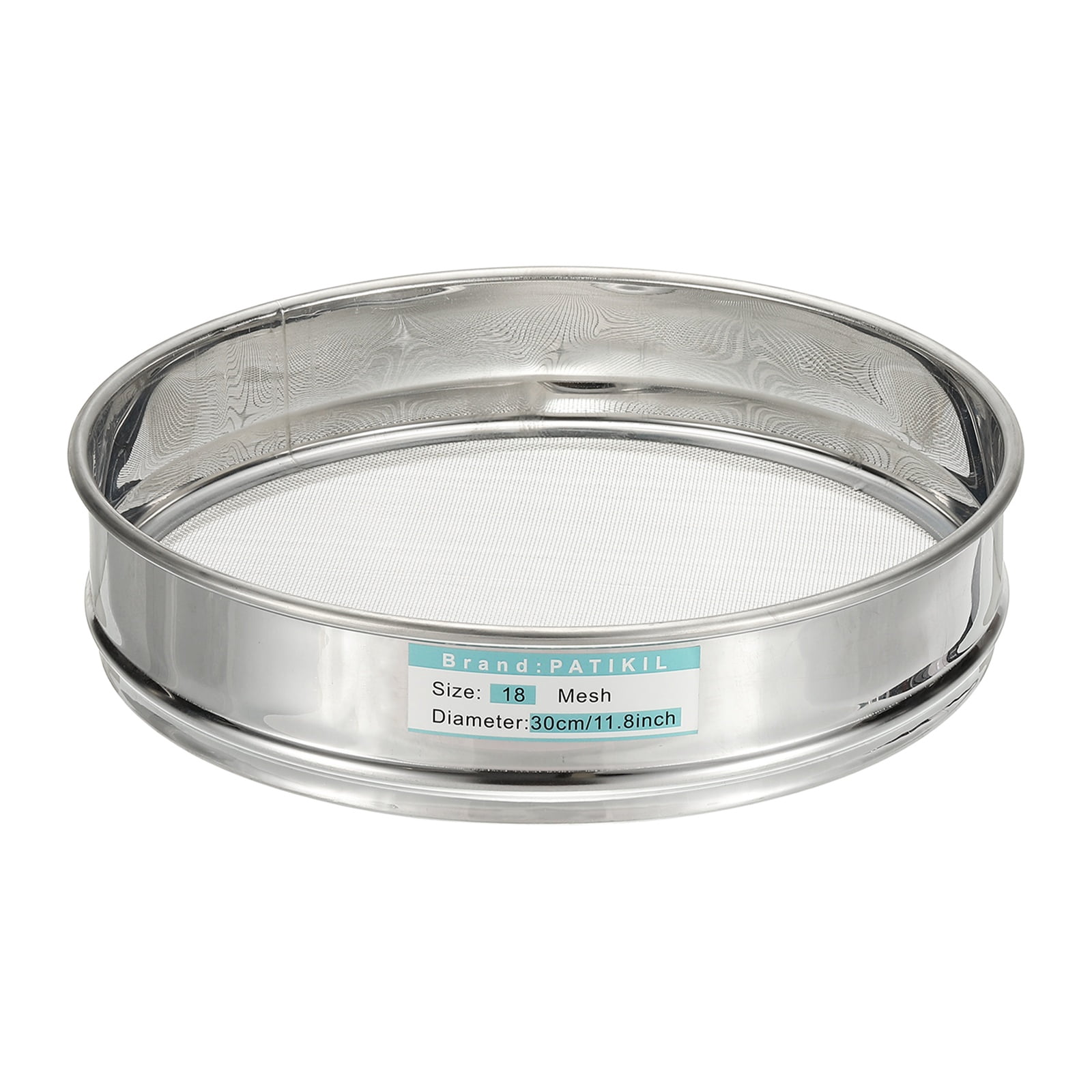 Uxcell 18 Mesh / 1mm Lab Sieve, 11.8