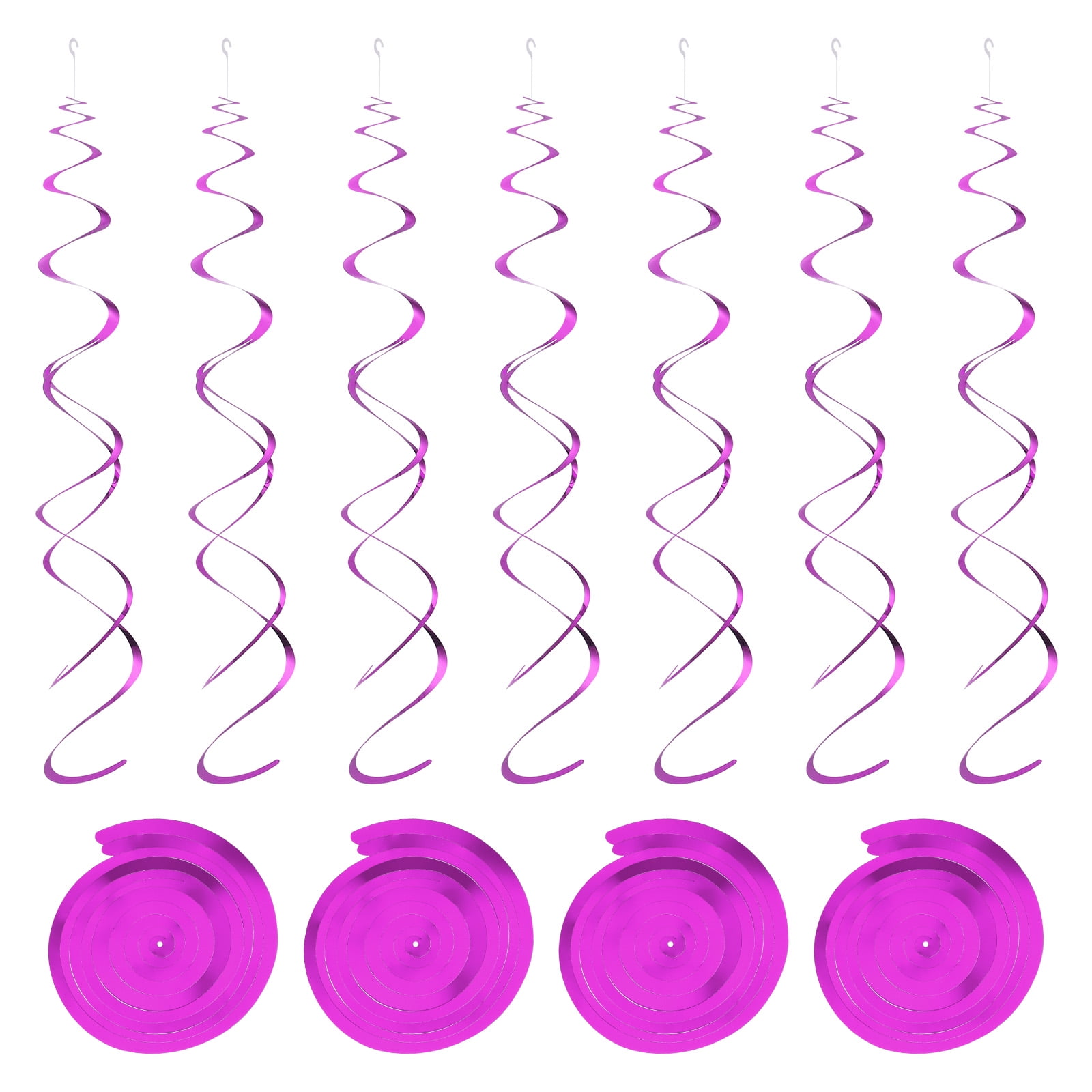 Uxcell 18 Pcs Rose Red Party Hanging Double Strip Hanging Decorations ...