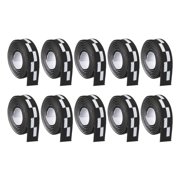 Uxcell 18" Table Tennis Side Tape Ping Pong Edge Tape Protect the Edges of Rubber and Blade, Black 10 Pack