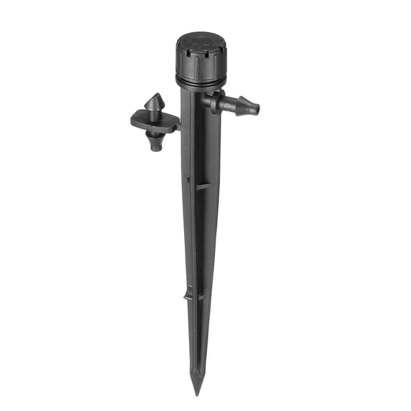 Uxcell 180 Degree Spray Dripper Micro Emitter Irrigation Watering System Plastic Black 5 Pcs