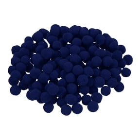 Uxcell 180Pcs Pom Poms, 0.4inch Craft Balls, Navy/Pompoms, 10mm Small Fuzzy Puff Ball Bulk for Arts DIY Creative Crafts Making Party Home Decorations Hobby Supplies