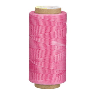 0.6mm Polyester Sewing Thread 82 Yards Extra Strong Upholstery Thread  Lightly Wax String Alloy Orange 