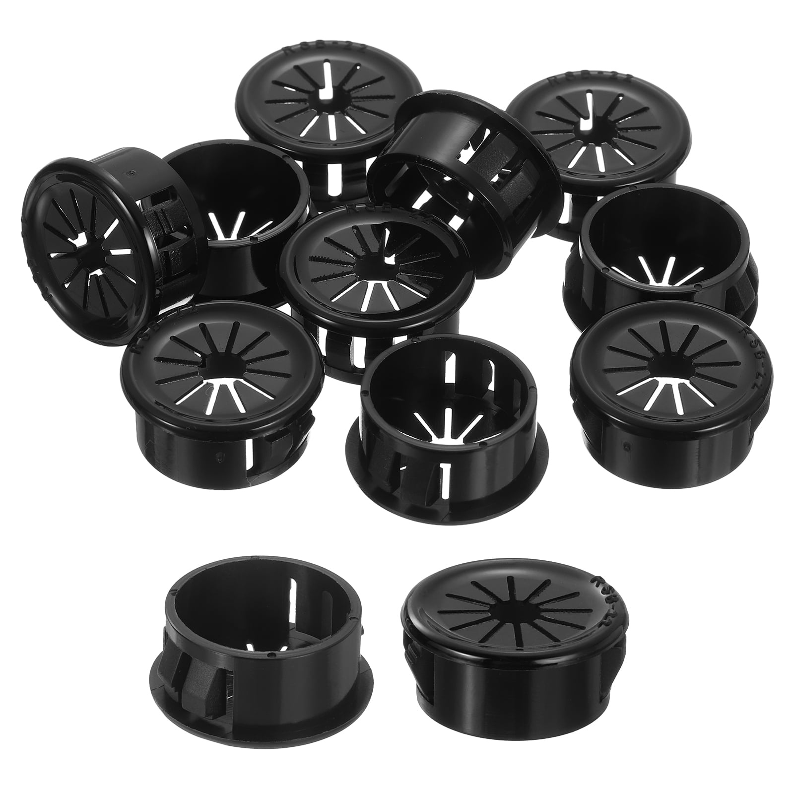 Uxcell 18Pack Cable Grommets, Snap Bushing Grommet for Holes with 0.87 ...