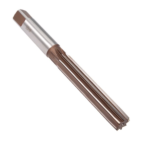 Uxcell 18mm Alloy Tool Steel H8 Precision 8 Straight Flutes Milling Cutter Hand Reamer Uncoated
