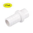 thumbnail image 1 of Uxcell Pipe Fittings Barb Spigot Straight Tube Hose Connector 18x20mm, 1 of 5