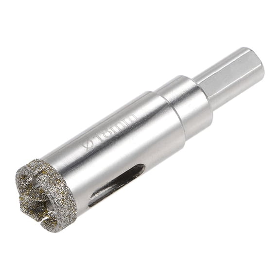 Uxcell 18mm Glass Hole Saw Diamond Core Drill Bit with Center Bit
