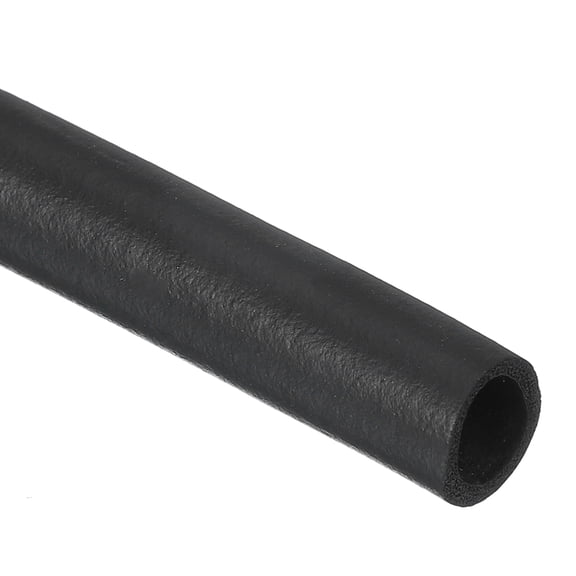 Uxcell 18mm ID x 38mm OD x 1m Long Pipe Insulation Foam Tube Cover Wrap Roll EPDM Tubing, Black