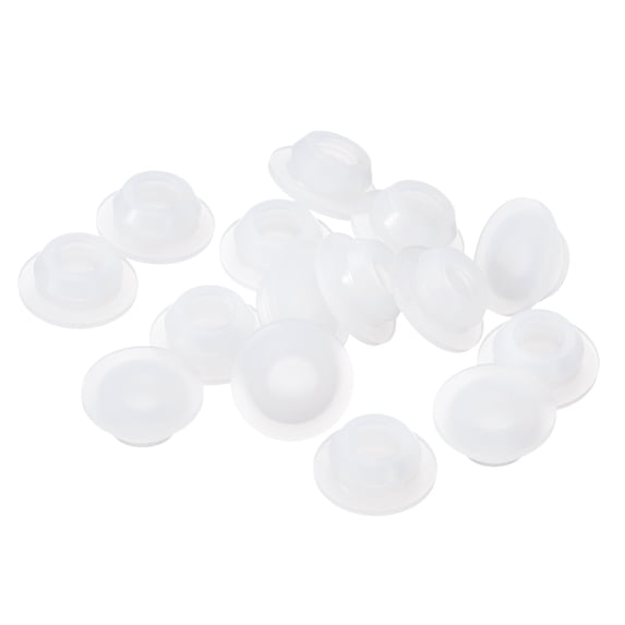 Uxcell 18 Pack Silicone Plugs Round Snap in Locking Hole Plugs ...