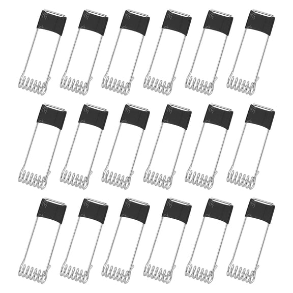 Uxcell 18pcs Downlight Panel Lamp Spring Clip, 50x16mm LED Recessed Ceiling Lights Accessories Securing Clamps Universal Butterfly Wing Clips for Lighting Fittings, Silver/Black