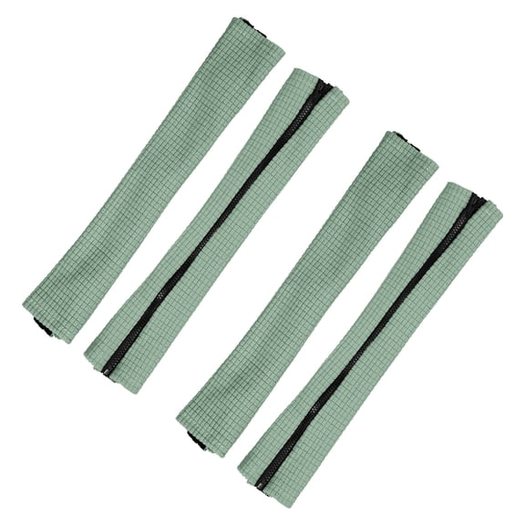 Uxcell 18x4.3 In Office Chair Armrest Covers, 2 Pair Office Chair Arm Covers Computer Chairs Arm Rest Cover with Zipper Removable Rest Slipcover Hand Rest Protector, Pine Green