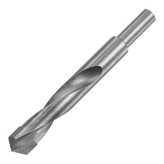 Uxcell 19.5mm Reduced Shank Cemented Carbide Twist Drill Bits, 1/2 Inch Straight Shank