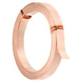 thumbnail image 1 of Uxcell 1 Roll Wire Flat Copper Jewelry Wire Wide Bendable Beading Wire for Furniture 32 Ga 19.7 Feet x 8mm Pure Copper, 1 of 5