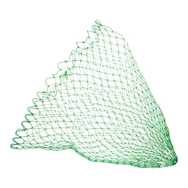 Uxcell 19.7 Nylon Replacement Mesh Landing Net Fishing Net Replacement  Green, 1Pcs