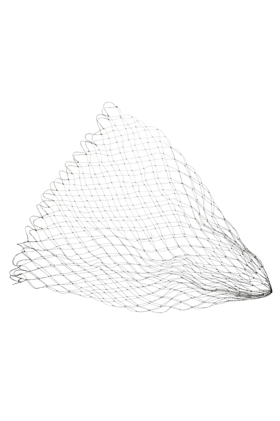 19.7" PE Foldable Landing Net Fishing Net Replacement 1.18" Mesh Gray