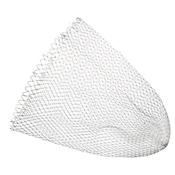 Uxcell 19.7" PE Foldable Landing Net Fishing Net Replacement Gray, 1Pcs