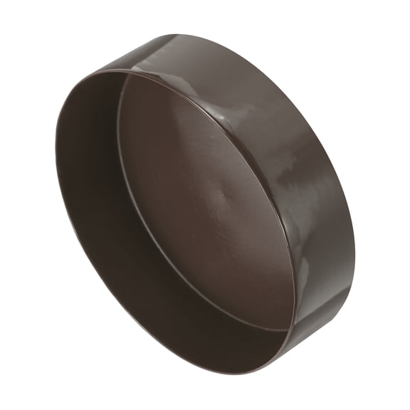 Uxcell 190mm (7 1/2") ID x 80mm (3 1/8") H Rubber End Caps, Pipe & Fence Post Protectors Flexible Vinyl End Caps for Industrial Pipes, Metal Tubing, Outdoor Fencing, Brown, 80mm Height