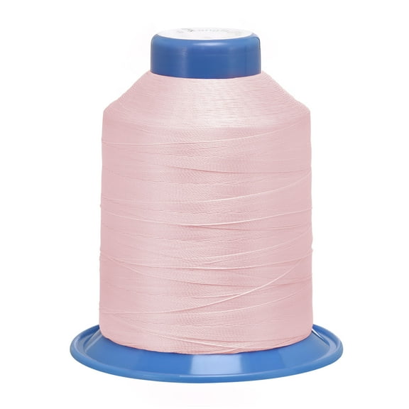 Uxcell 1968 Yards 150D/0.25mm Extra Strong Bonded Polyester Thread (Light Pink)