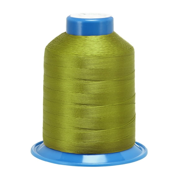 Uxcell 1968 Yards 150D/0.25mm Extra Strong Bonded Polyester Thread (Olive)