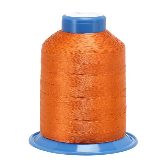 Uxcell 1968 Yards 150D/0.25mm Extra Strong Bonded Polyester Thread (Orange)