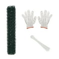 thumbnail image 1 of Uxcell 197"x12" Chicken Wire Mesh 0.6 Inch Hexagonal Coated Chicken Wire Fencing with Zip Ties and Gloves, 1 of 6