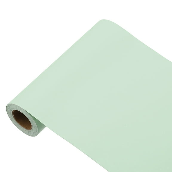 Uxcell 197"x5.9" Bean Green Wallpaper, Peel and Stick Wallpaper, Green Contact Paper Solid Color Vinyl Self-Adhesive Wall Paper Decorative for Wall Covering