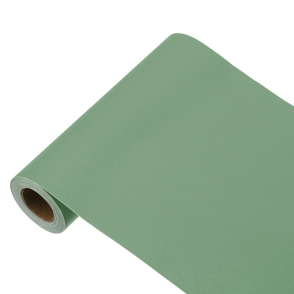 Uxcell 197"x5.9" Grass Green Wallpaper, Peel and Stick Wallpaper, Green Contact Paper Solid Color Vinyl Self-Adhesive Wall Paper Decorative for Wall Covering