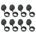 thumbnail image 1 of Uxcell 19mm Door Lock Dust Cover, 8 Pack Rubber Waterproof Keys Panel Cam Lock Dust Cover Caps, Black, 1 of 5