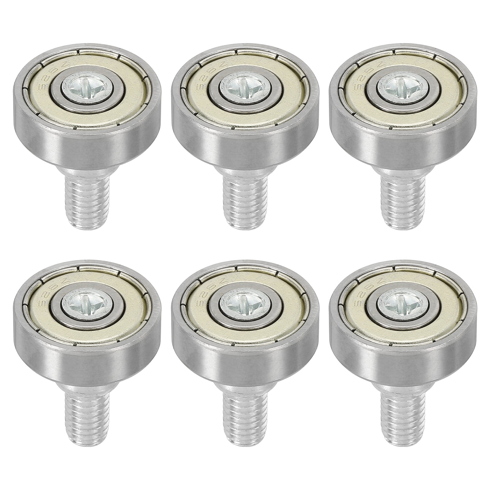 Uxcell 19mm Drawer Rollers, 6 Pack Drawer Pulley Bearing Small Pulley