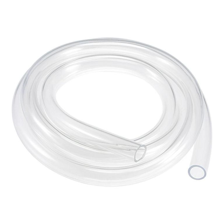 Uxcell 19mm ID 24mm OD 2.5m Clear Vinyl Tubing Flexible PVC Hose Plastic  Tube