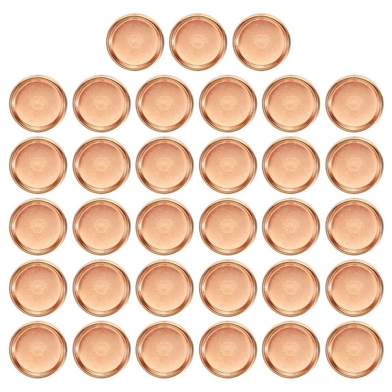 Uxcell 19mm Plastic Book Binding Discs Discbound Expansion Discs Plating Round Binder Rings, Rose Gold 22 Pack