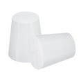thumbnail image 1 of Uxcell 19mm to 26mm Solid Silicone Rubber Tapered Plug White for Powder Coating, Painting,2 Pack, 1 of 5