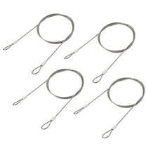 Uxcell 1M Load 66 lbs Picture Hanging Wire Electroplating 4Pack