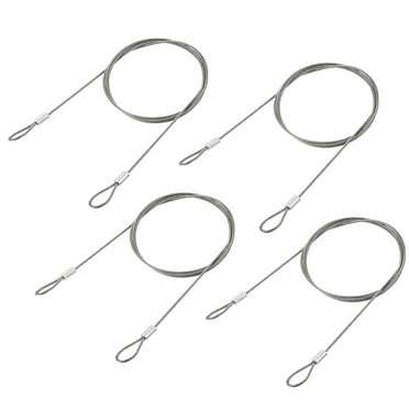 Uxcell 1M Load 66 lbs Picture Hanging Wire Electroplating 4Pack