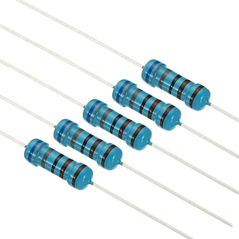 Uxcell 1Ohm to 10MOhm Metal Film Resistor Assortment Kit 110 Value 1/2W 5%  Tolerance, 1100 Pack 