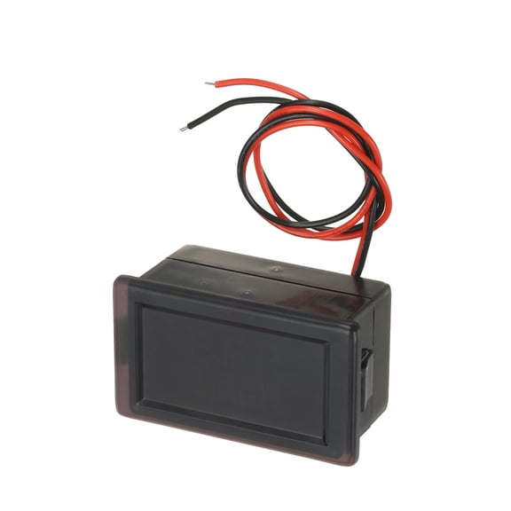 Uxcell 1PCS 84V Voltmeter Red LED Digital Display Panel Voltage Meter 2Wire 0.36 Inch Waterproof Battery Meter Monitor
