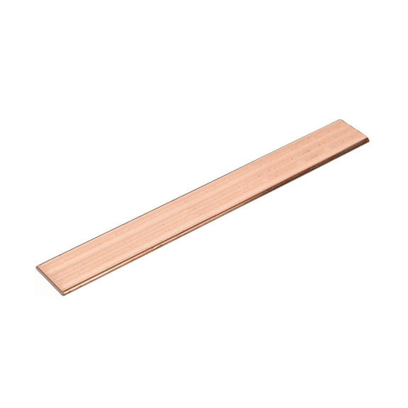 Uxcell 1Pack Copper Flat Bar, 1/16" Thickness x 1" Width x 6" Length Copper Bar Stock