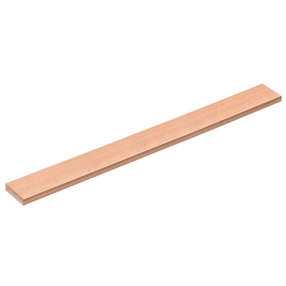 Uxcell 1Pack Copper Flat Bar, 1/4" Thickness x 1" Width x 10" Length Copper Bar Stock