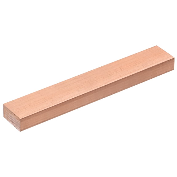 Uxcell 1Pack Copper Flat Bar, 15/32" Thickness x 1" Width x 6" Length Copper Bar Stock